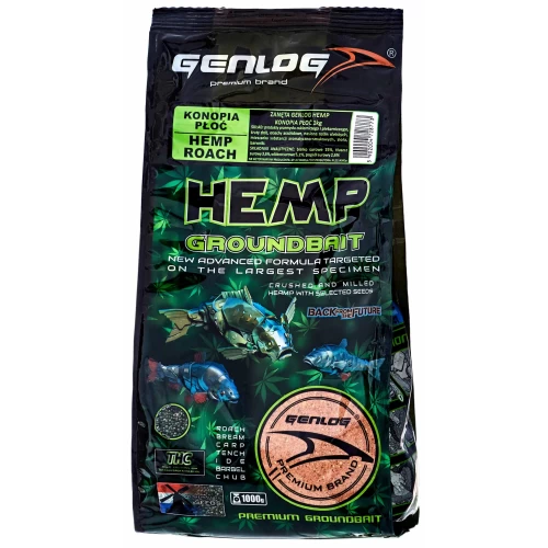 Zanęta Genlog Hemp konopia Płoć 1kg