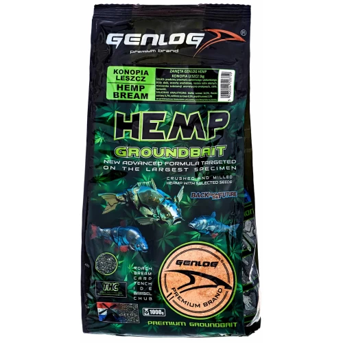 Zanęta Genlog Hemp Konopia Leszcz 1kg